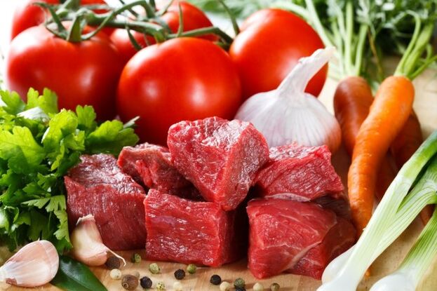 maso a zelenina pro dukanovou dietu