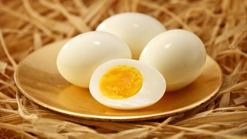 vařené vejce pro pohankovou dietu