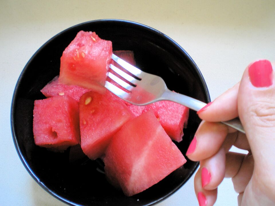 Jíst meloun, abyste se zbavili přebytečných kilogramů
