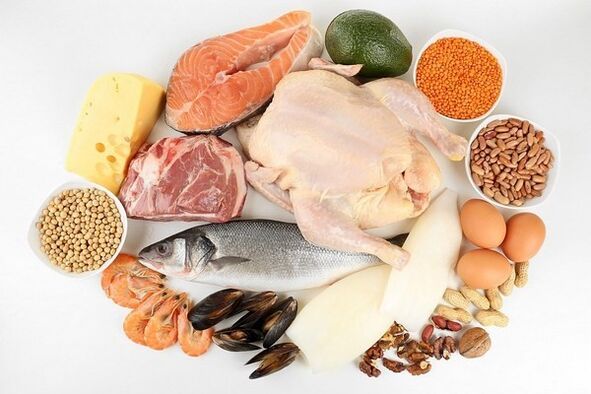 Potraviny s vysokým obsahem bílkovin pro dietu s pohankovou bílkovinou