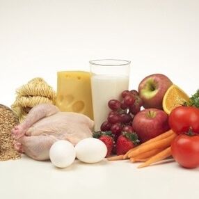 bílkovinných potravin a ovoce ve stravě se šesti okvětními lístky